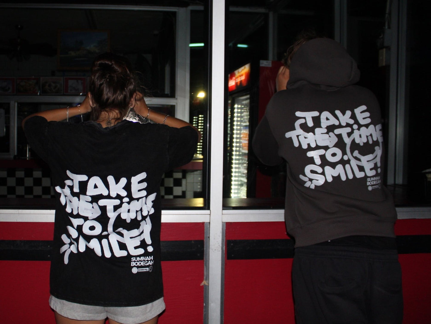 "Take the Time to Smile" Heavyweight Hoodie