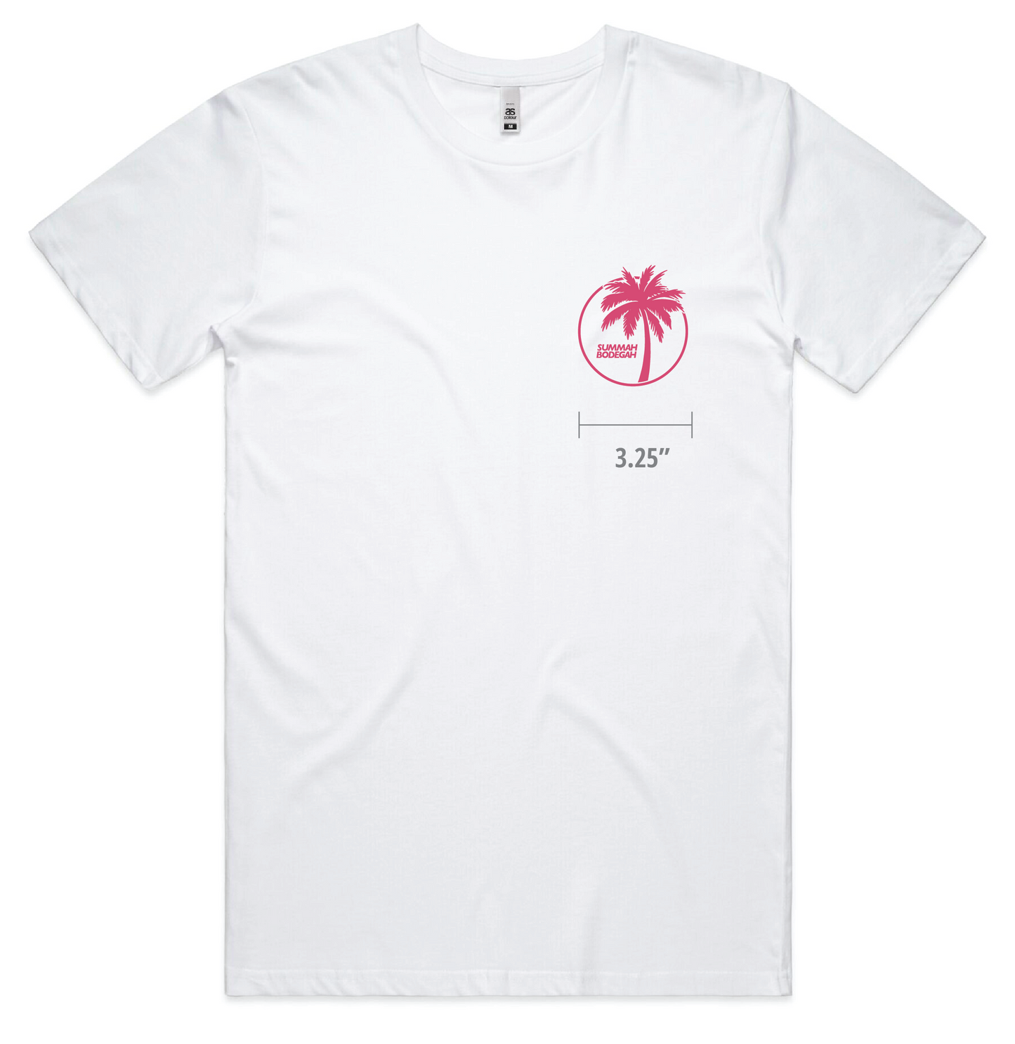 "Surf Days" Pink/White Tee