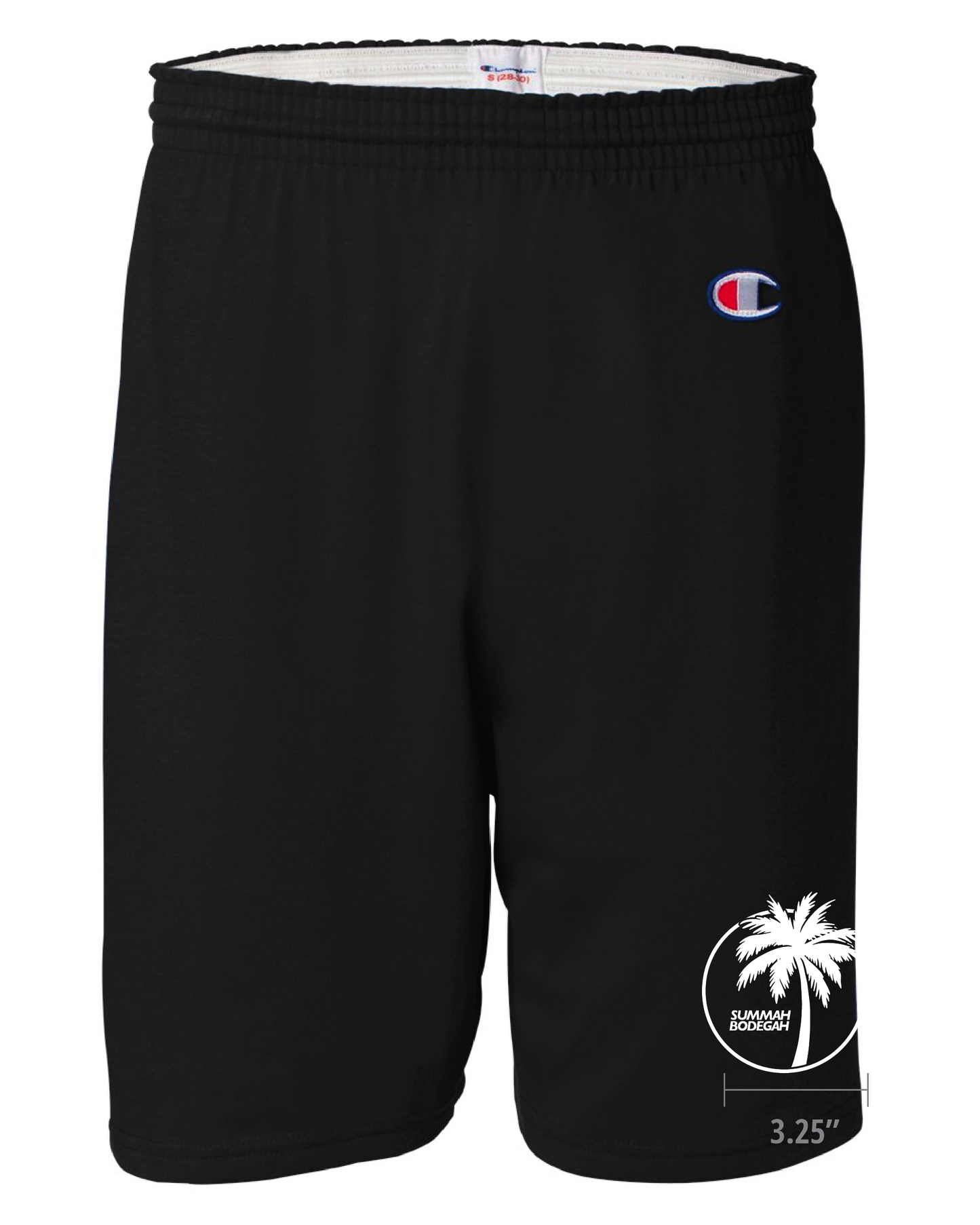 Black 6 Inch Inseam Shorts